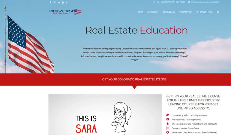 American Dream Real Estate School review