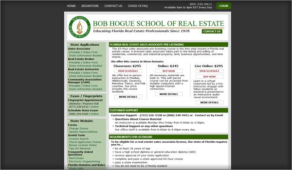 Bob Hogue School of Real Estate