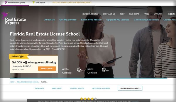 best online real estate schools in Florida
