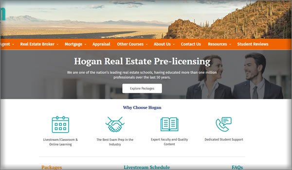 Hogan real estate school in Arizona