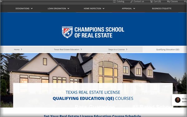 Champions School of Real Estate Texas Course