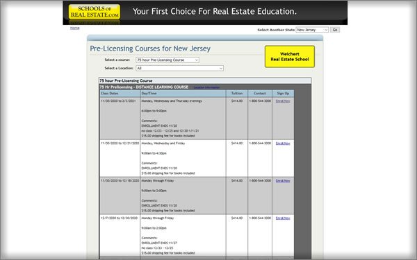 Weichert Real Estate School Course