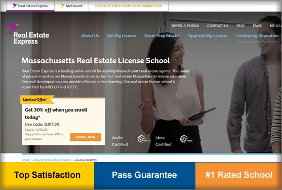 real estate express in Massachusetts