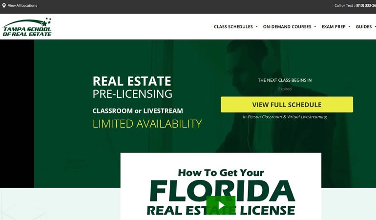 Tampa School of Real Estate Review (Are They Right For You?)