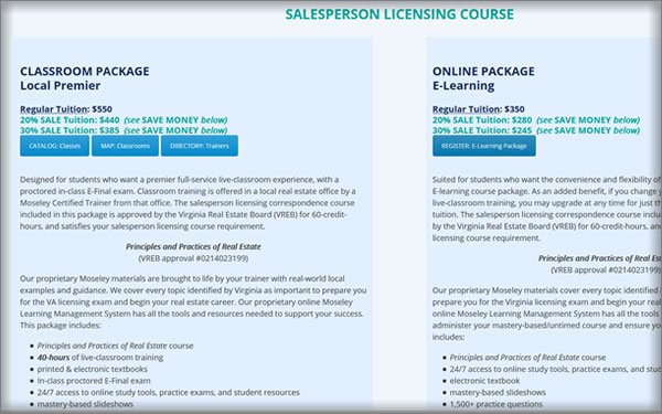 Moseley School of Real Estate Pricing