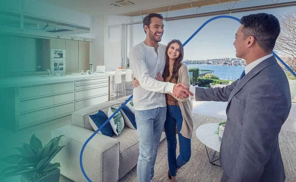 real estate agent making deal